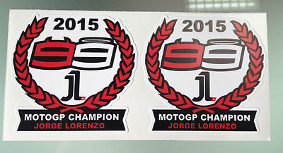 HQStickers Jorge Lorenzo MotoGP Graphic Sticker – Glossy Decal For Bike, Helmet Or Laptop