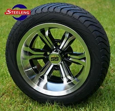 GOLF CART 12" M/B TRANSFORMER WHEELS / RIMS and 215/40-12 LOW PROFILE TIRES (4) 