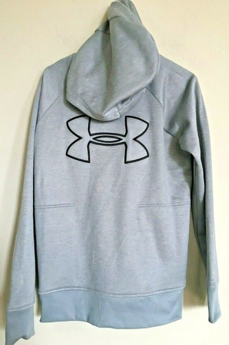 Under Armour Coldgear Armour Sudadera Con Capucha Polar Big Logo Gris para  Mujer Talla M | eBay
