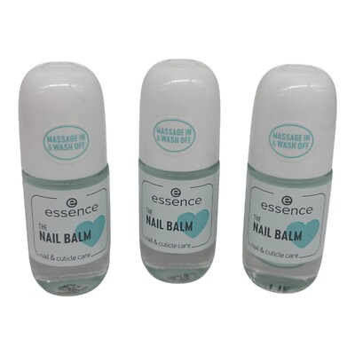 Essence Nail Balm Nagelhaut 3x Balsam Nail & Cuticle Care Wellness Maniküre Set