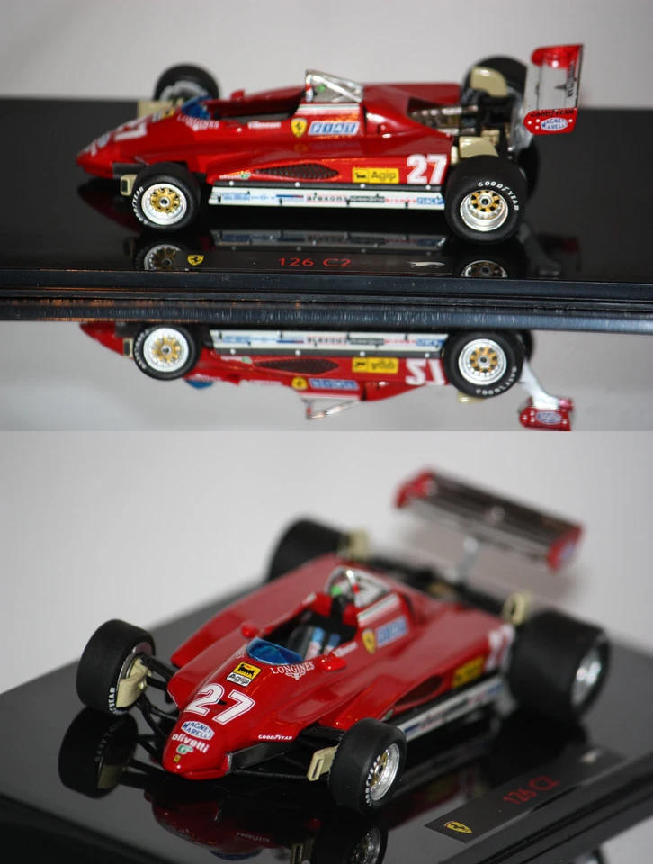 Hotwheels Elite F1 Ferrari 126 C2 G.Villeneuve 1982 1/43 N5580 - Photo 1/1