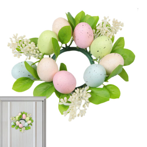 Easter Egg Candle Rings Spring Decor Wreaths For Table Centerpiece Candle Ring