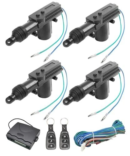 4PCS Power Door Lock Kit,Car Accessories Universal Car Door Lock Remote Lock - Image 2 of 4