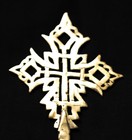 Ethiopian Orthodox Coptic Christian Golden Priests Blessing Cross, Home Decor — photo 2