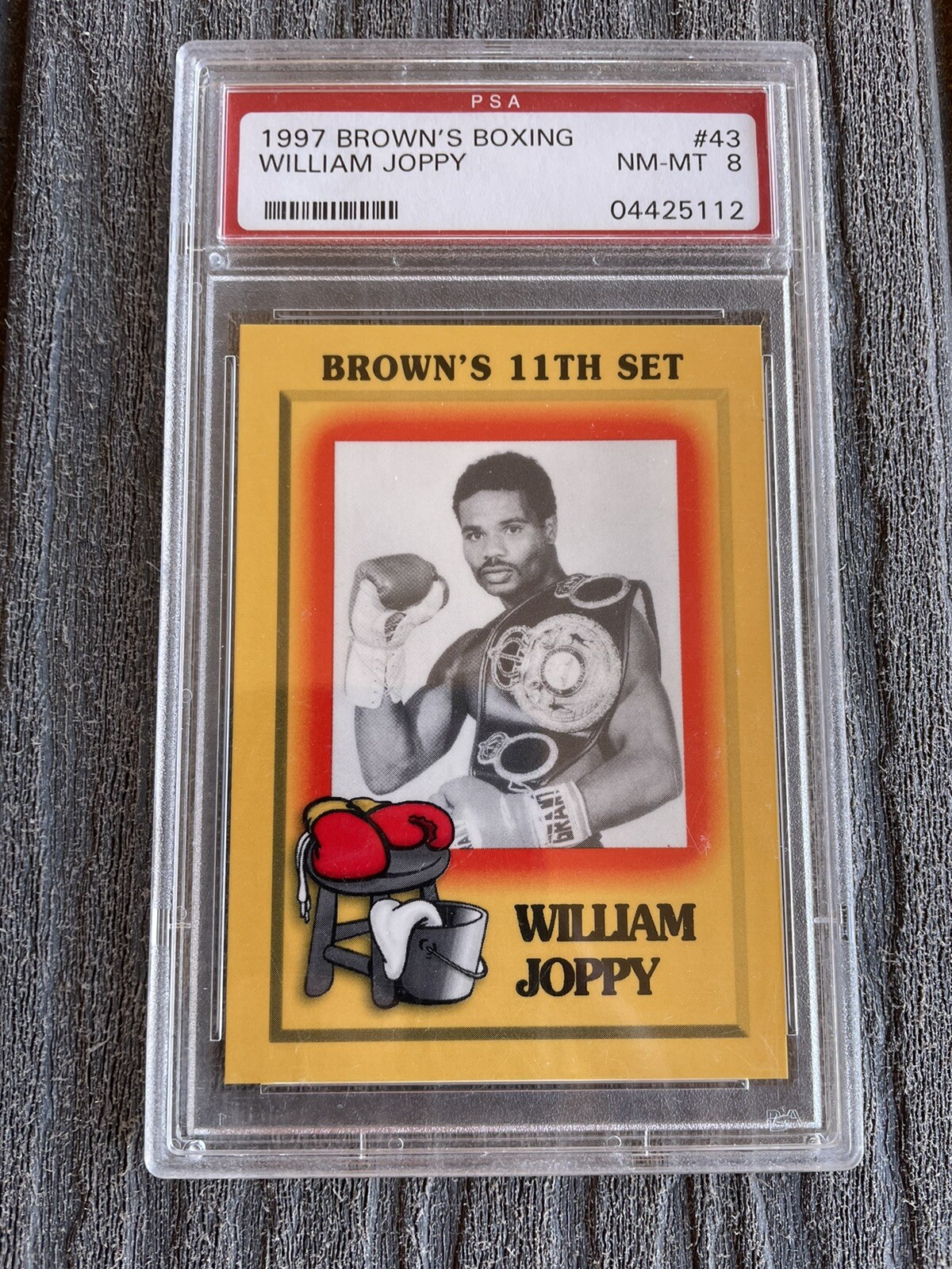 William Joppy 1997 Browns Boxing Rookie Card PSA Graded 8 NmMt Rare eBay