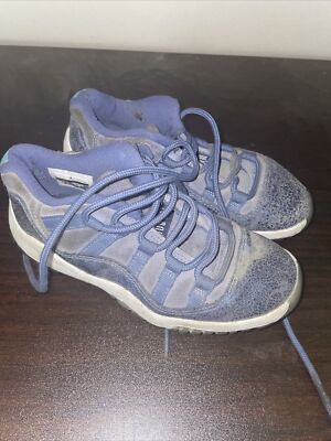 Nike Air Jordan Retro 11 Low Blue Moon White Size 12c kids 580522-408 low top