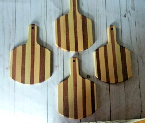 HANDMADE IN NEW HAMPSHIRE SMALL WOODEN CUTTING/CHEESE BOARD 9 1/2'' X 6' X 1/2" - Picture 2 of 10