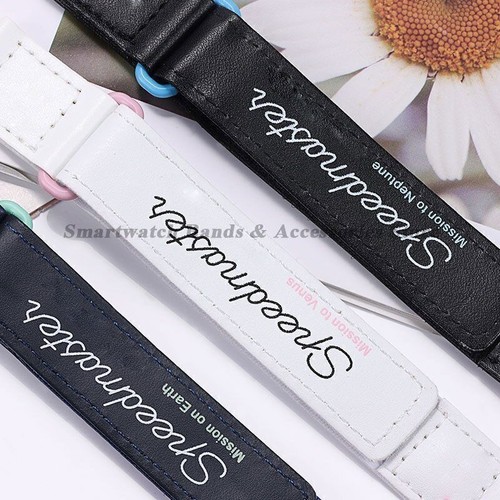 Correa de reloj 20 mm para MoonSwatch Omega X Swatch Speedmaster cuero PU + herramientas - Imagen 5 de 17
