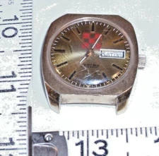 HELBROS INVINCIBLE RALSTON PURINA 15 JEWEL WRISTWATCH GOLD FILLED