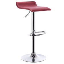 Barhocker Design Hocker Barstuhl höhenverstellbar Kunstleder/Leinen Chrom #1060