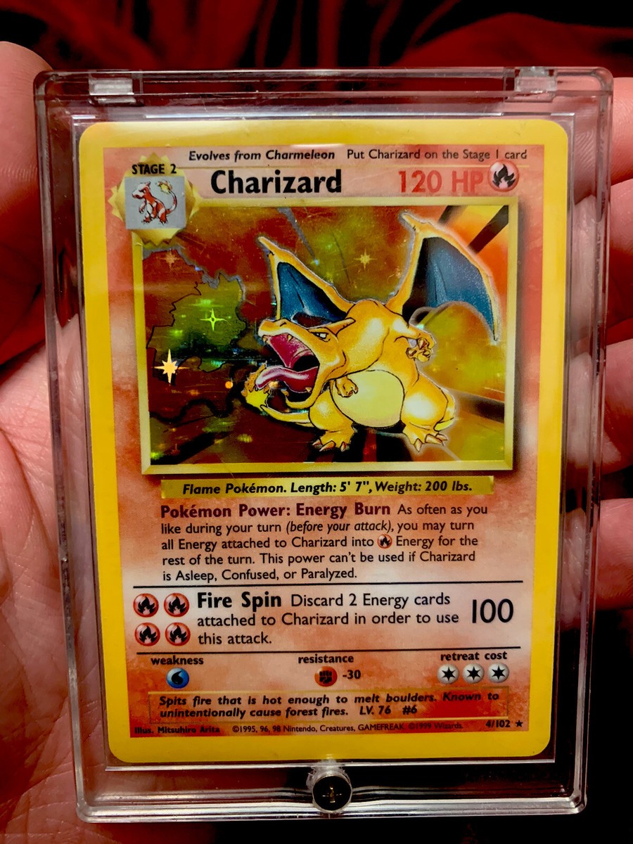 PSA Ready! 10?? Charizard 4/102 1999 Base Set Holo Rare Pokémon
