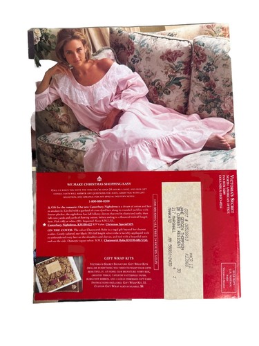 Victoria's Secret An English Christmas 1991 sexy #2 cover #10 Margaret st. - Picture 2 of 7