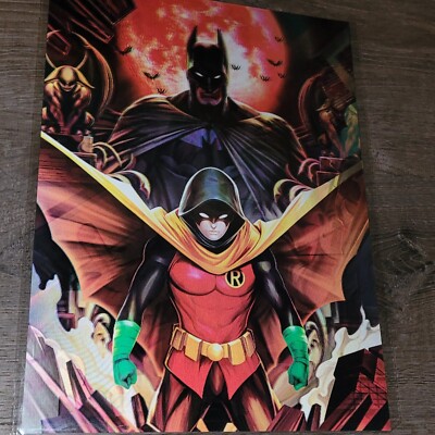 Batman Image Changing 3D Holographic Lenticular Poster - Triple Transition 