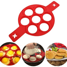 Moule En Silicone Multifonction Pour Pancakes Crêpes Oeufs Cocotte Antiadhésif