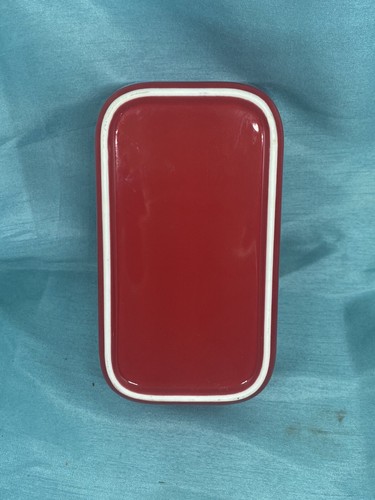 Ceramic French Butter Dish With Lid Knife Holder Container Insulated Storage Box - Picture 4 of 8