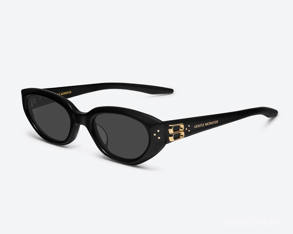 Gentle Monster]Sunglasses DUNS 01 Black,2025, Cat Eye, Geek