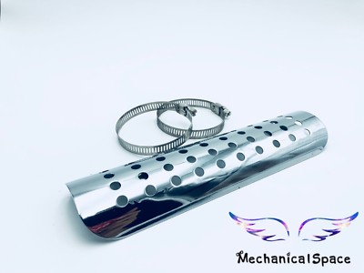 Exhaust Muffler Pipe Heat Shield Cover Heel Guard For Dirt Bike - Foto 2