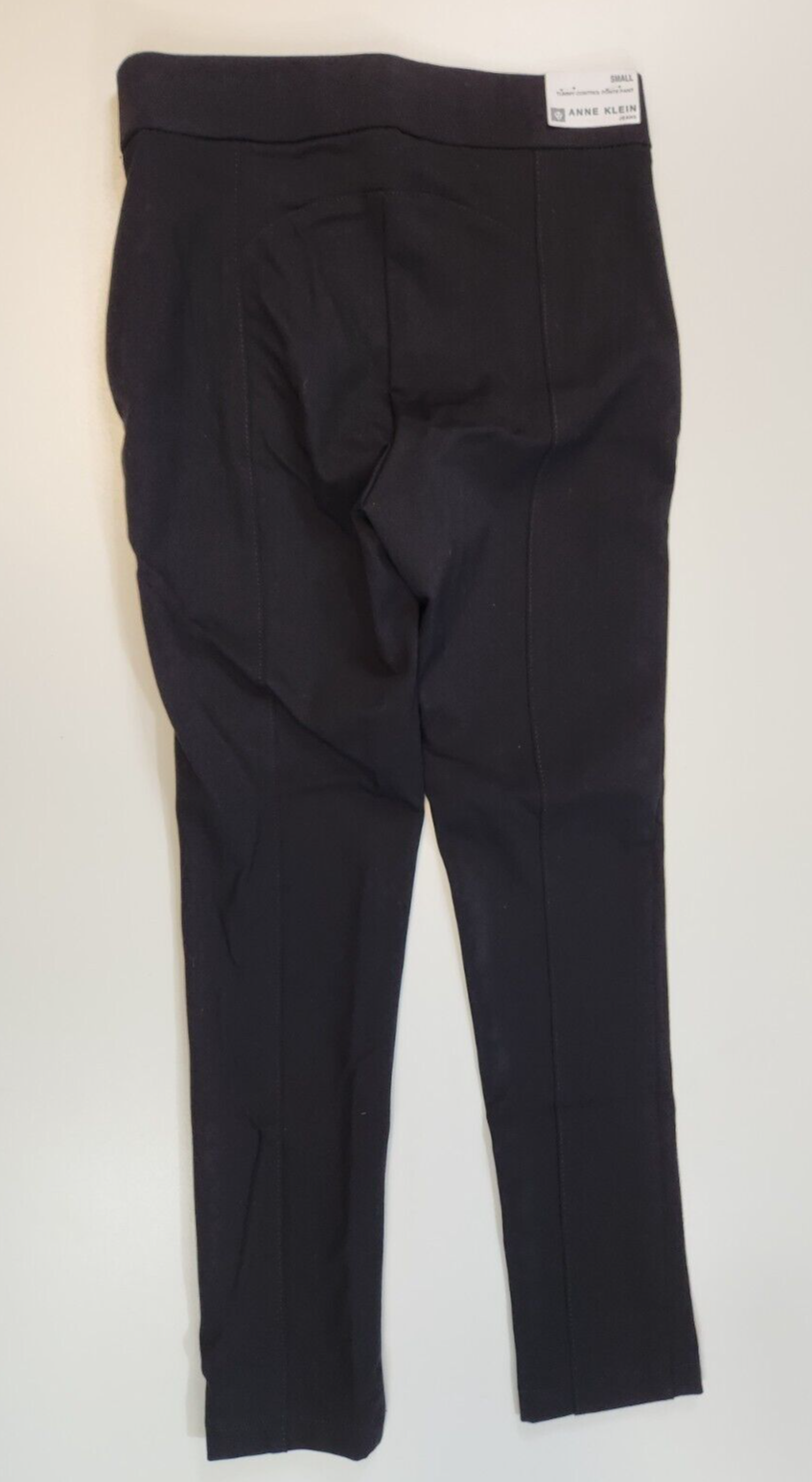 ANNE KLEIN Women's Black Ponte Pants Size Small S Tummy Control