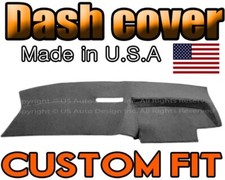 Fits 1989 - 1993 Ford Thunderbird Dash Cover Mat Dashboard Pad Charcoal Grey