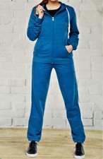 2tlg. Damen Jogginganzug Wellnessanzug Jogger Sportjacke+Hose Gr.S M LNEU