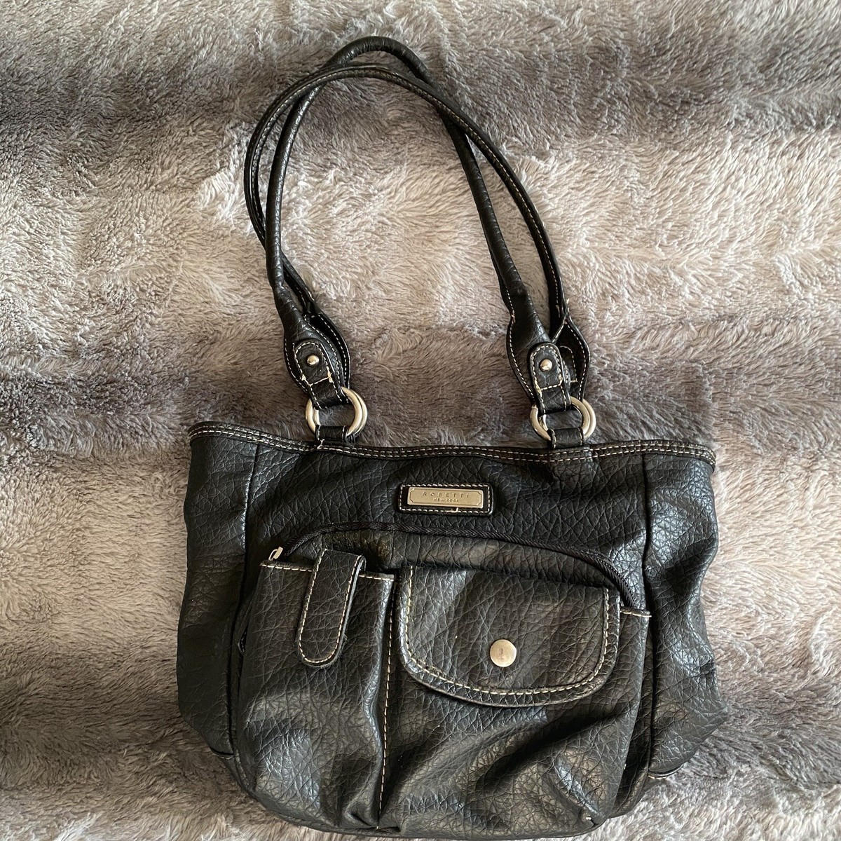 Rosetti New York Purse Shoulder Bag Black Leather. | eBay