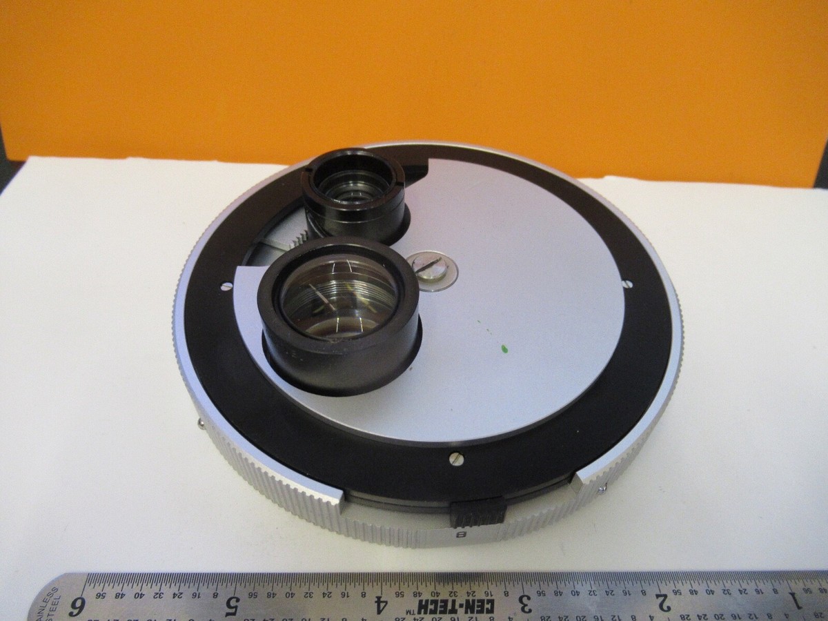 LEICA GERMANY DMRB MAGNIFICATION TURRET 1X MICROSCOPE PART AS