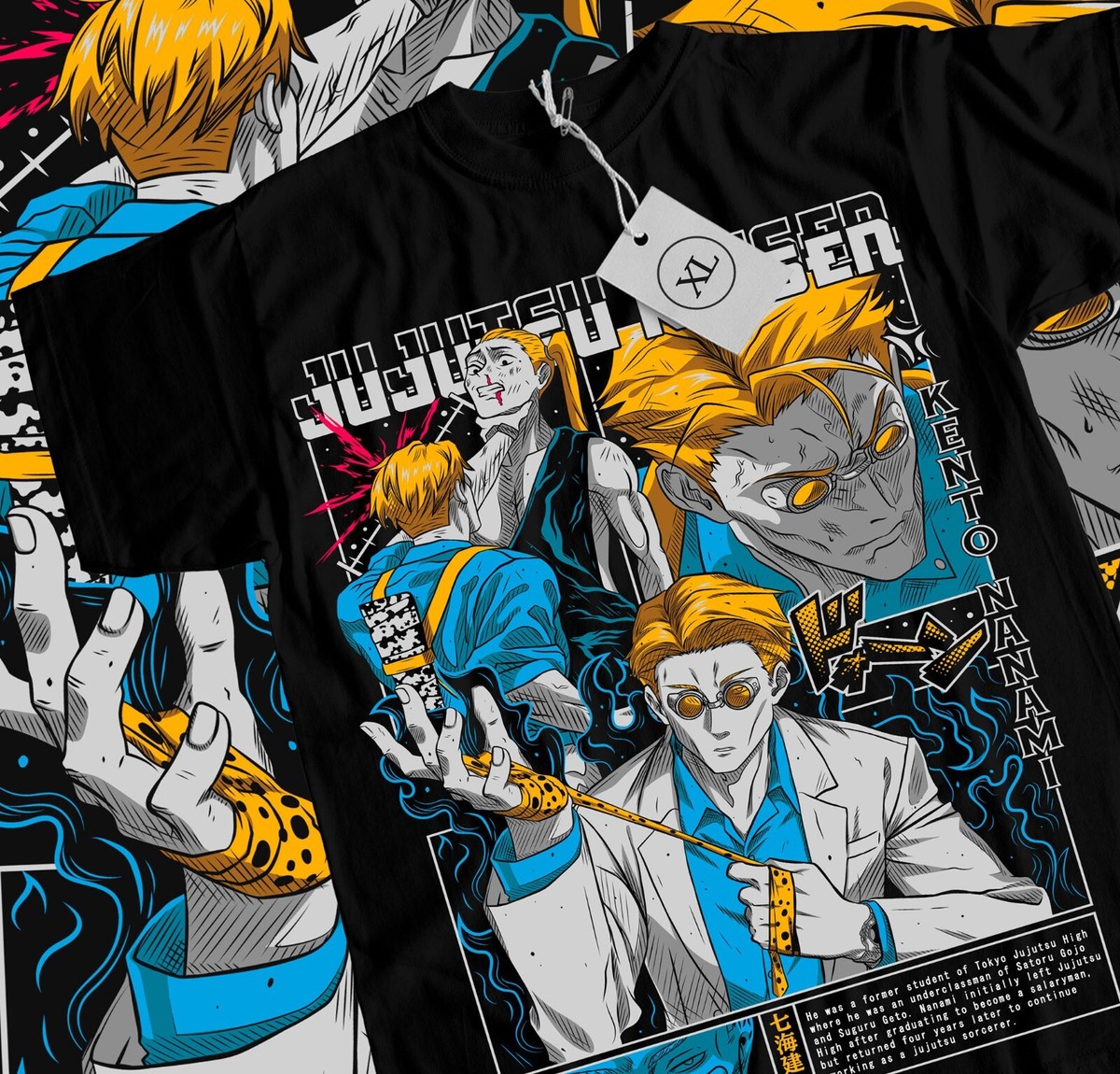 Sweat à Capuche Nanami Kento Jujutsu Kaisen - Anime JJK - Cadeaux Unisexe - Toutes Tailles
