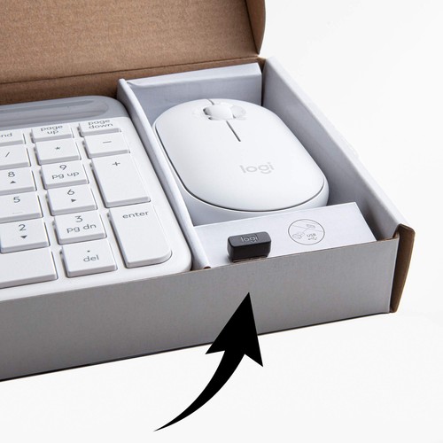 Logitech MK470 Slim Wireless Keyboard and Mouse Combo - Modern Compact Layout - Afbeelding 9 van 11