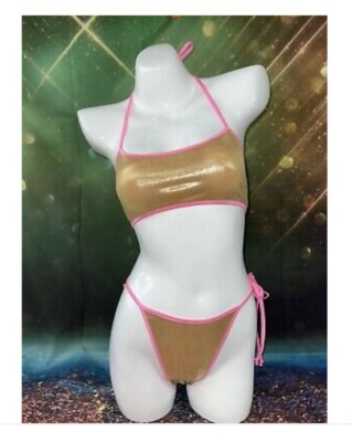 Exotic Dancer Stripper Wear Two Piece lingerie Outfit