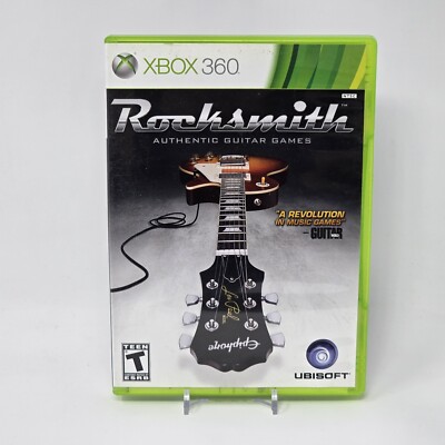 Rocksmith: Authentic Guitar Games (Xbox 360) CIB COMPLETE & TESTED