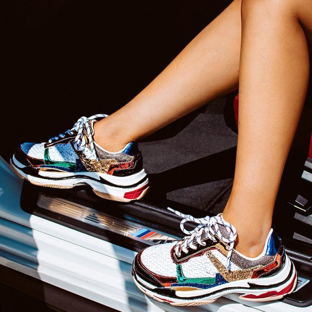 cape robbin glitter sneakers
