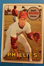 1969 Topps  #276 Gary Wagner EX-EXMINT  Phillies