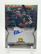 2023 Bowman Chrome Prospect 1ST Braylon Bishop /499 AUTO Refractors #CPA-BB B