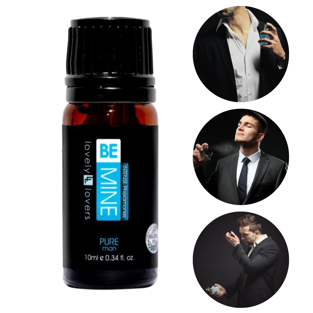 BeMine Pure Man Konzentriertes Parfüm mit Pheromonen für Männer 10