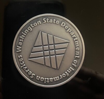 Washington State Department of Information Computer Services Challenge Coin