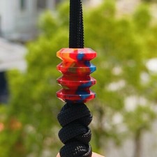 Resin Knife Lanyard EDC Bead Paracord Necklace Pendant Bracelet Bead Charm DIY