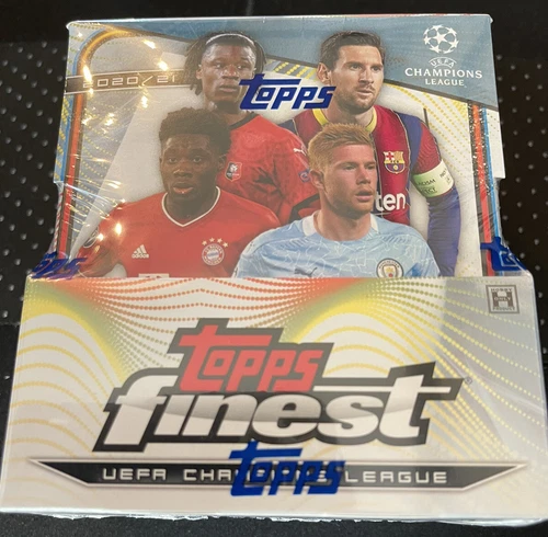 2020-21 Topps Finest UEFA Champions League Soccer Hobby Box Factory Sealed