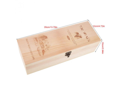 Wein Holzkiste, Holz Weinkiste Holz Geschenkbox Holzkiste - Bild 6 von 7