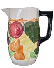 BLUE RIDGE  CLARA 7'' Tall PITCHER JUG VASE VINTAGE SOUTHERN POTTERIES USA ART