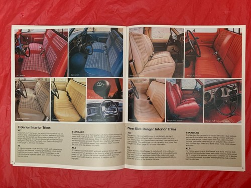 Ford 1983 "Ranger/Serie F" - Folleto/catálogo de ventas de concesionario de camiones originales - Imagen 5 de 7