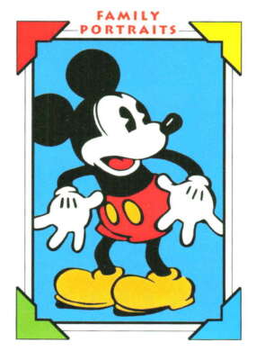 1991 Impel Disney  #106 Mickey's Bio: Outlook  