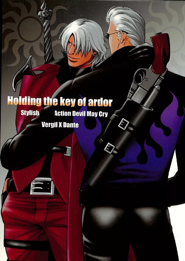 Devil May Cry Doujinshi Comic Book Vergil x Dante Holding key