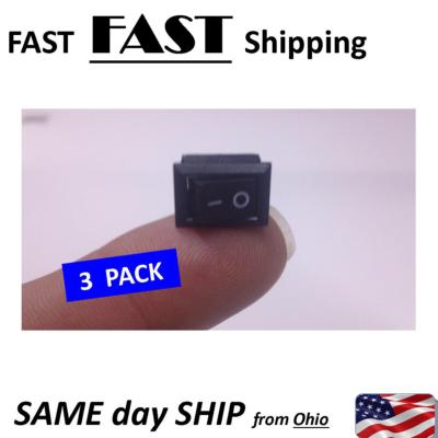 Very Small Switch - Tiny Little Switch - On Off Switch Black 2V 5V 6V 10V 12V DC