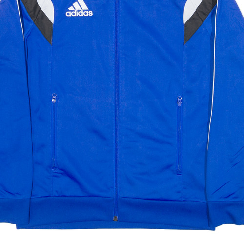 ADIDAS Girls Track Jacket Blue XL - Picture 5 of 6