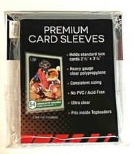 100 ULTRA PRO Premium Soft Sleeves Standard sized 2 1/2 X 3 1/2 Ultra Clear