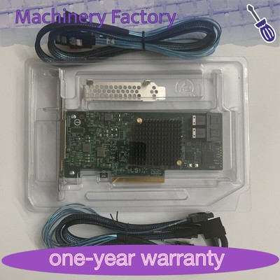 9311-8i LSI 12Gbps HBA PCI-E 3.0 SATA SAS RAID Controller +2X 8643 to SATA cable
