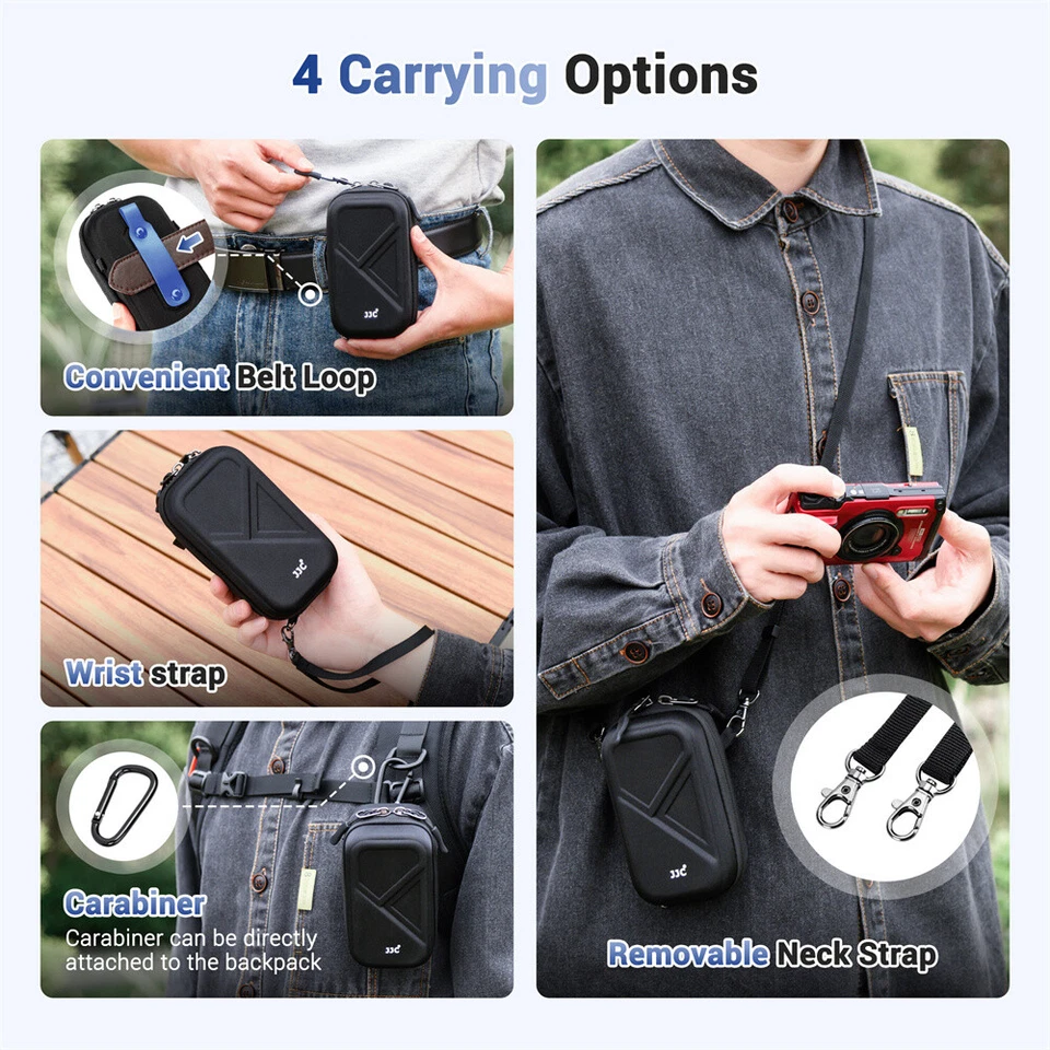 Hard Shell Camera Pouch Case Bag for Sony ZV-1 II ZV-1F RX100 V VI VII IV II III - Image 4 of 4