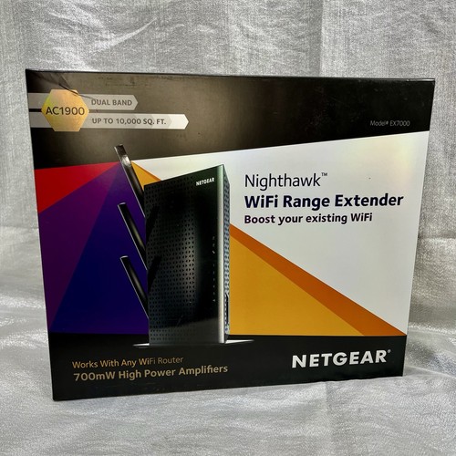 NETGEAR Nighthawk AC1900 przedłużacz siatki Wi-Fi - czarny - Zdjęcie 2 z 6
