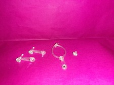 SCEGLI TRA ANELLO COLLANA ORECCHINI BARBIE CRYSTAL PINK & PRETTY ANNI 80 VINTAGE