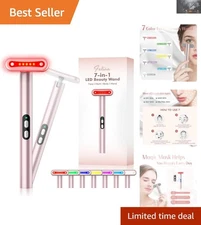 Elegant 7-Color Led Light Therapy Massager for Skin Rejuvenation Detailed Care
